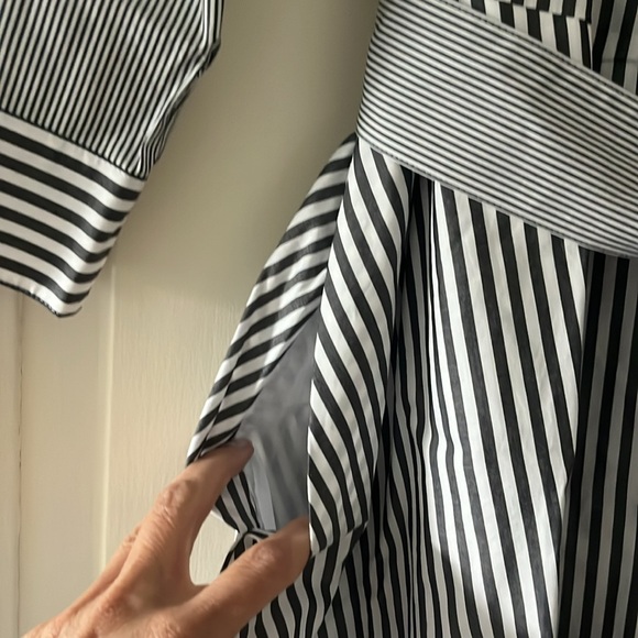 Talbots striped shirt dress NWT Size 12. - Picture 8 of 8